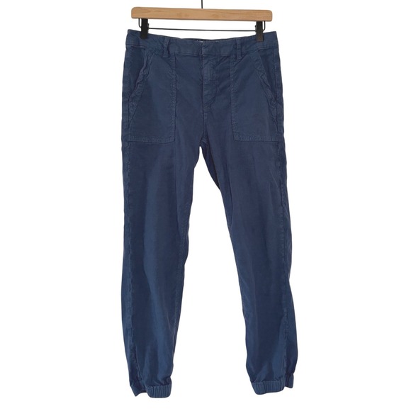 Frank & Eileen Pants - Frank & Eileen Jameson Navy Blue Cotton Flax Jogger Pants Size 4